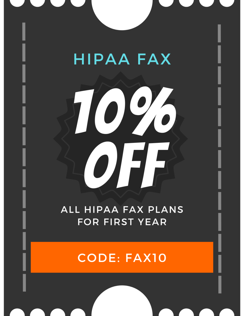 HIPAA Vault Cyber Monday Coupon Deal Fax 10% off Code FAX10